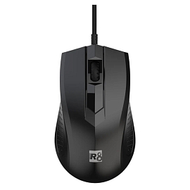 Мышь проводная USB оптическая R8 1607 Optical черная