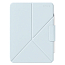 Чехол для iPad Pro 11 2024 кожаный книжка Pitaka MagEZ Folio 2 голубой
