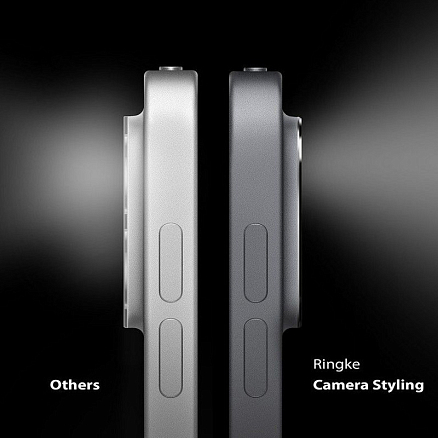 Защитная крышка на камеру iPad Pro 11, Pro 12.9 2020 Ringke Camera Styling черная