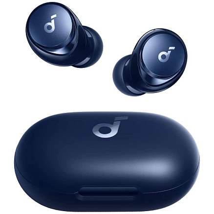 Наушники TWS беспроводные Anker SoundCore Space A40 вакуумные с микрофоном синие