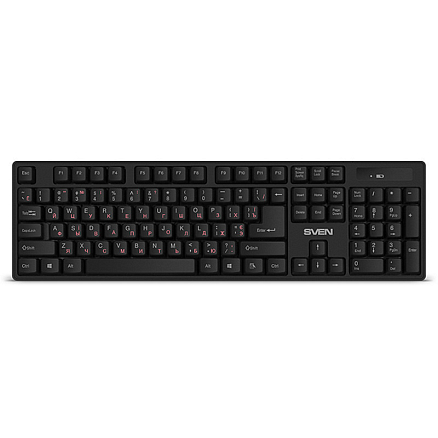 Клавиатура беспроводная Sven KB-C2100W черная