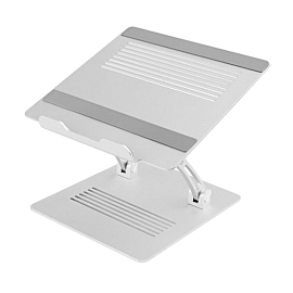 Подставка для ноутбука до 17 дюймов Evolution LS108 металлическая серебристая