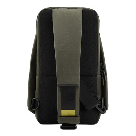 Рюкзак однолямочный Ninetygo Sity Sling с отделением для планшета зеленый