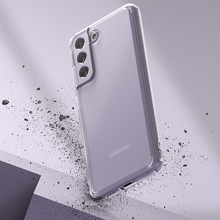 Чехол для Samsung Galaxy S21 FE гибридный Ringke Fusion прозрачный матовый