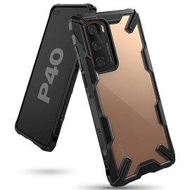 Чехол для Huawei P40 гибридный Ringke Fusion X черный