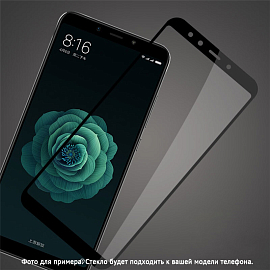 Защитное стекло для Xiaomi Redmi 7 на весь экран противоударное Lito-2 2.5D черное