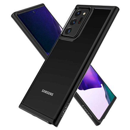 Чехол для Samsung Galaxy Note 20 Ultra гибридный Spigen SGP Ultra Hybrid прозрачно-черный матовый