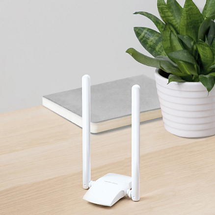 WI-FI USB-адаптер с двойной антенной 300 Мбит/с Mercusys MW300UH