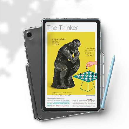 Чехол для Samsung Galaxy Tab S6 Lite 10.4 P610, P615 гибридный Ringke Fusion прозрачный