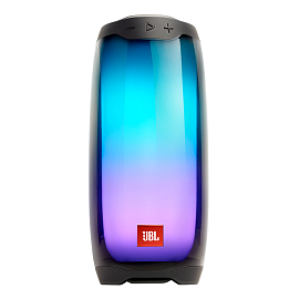 Портативная колонка JBL Pulse 4 с разноцветной подсветкой и с защитой от воды черная