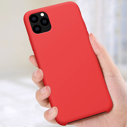 Чехол для iPhone 11 Pro Max силиконовый Nillkin Flex Pure красный