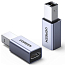 Переходник USB B - Type-C (папа - мама) Ugreen US382 серый