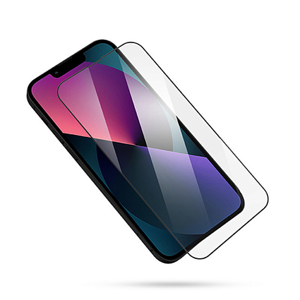 Защитное стекло для iPhone 14 Pro Max на весь экран противоударное Mocoll Arrow 3D черное