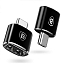 Переходник Type-C - USB (папа - мама) хост OTG Baseus CATOTG-01 черный