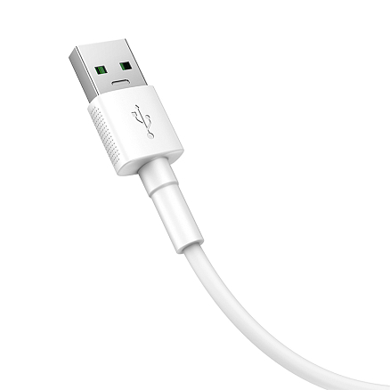 Кабель USB - MicroUSB для зарядки 1 м 4А 20W Baseus Mini White (быстрая зарядка QC) белый