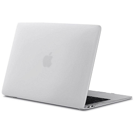 Чехол для Apple MacBook Air 13 (2018-2019) A1932, (2020) А2179, (2020) A2337 пластиковый Tech-Protect SmartShell матовый прозрачный