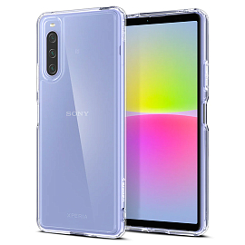 Чехол для Sony Xperia 10 IV гибридный Spigen Ultra Hybrid прозрачный