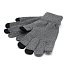 Перчатки трикотажные для емкостных дисплеев Greengo (Польша) N-06 серые