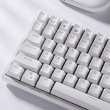 Клавиатура беспроводная Bluetooth Royal Kludge RK84 RK Red механическая с подсветкой игровая белая