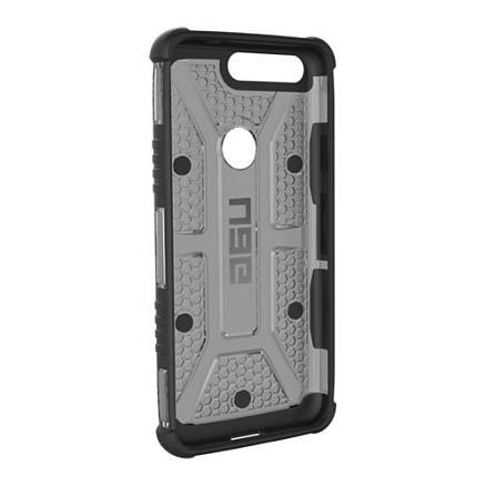 Чехол для Google Pixel, HTC Sailfish гибридный для экстремальной защиты Urban Armor Gear UAG Plasma серый