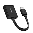 Переходник (преобразователь) HDMI - VGA, 3,5 мм длина 17 см Ugreen MM103 с питанием MicroUSB черный