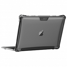 Чехол для Apple MacBook Air 13 (2018-2019) A1932, (2020) А2179 гибридный для экстремальной защиты Urban Armor Gear UAG Plyo прозрачно-серый