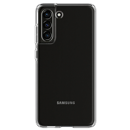 Чехол для Samsung Galaxy S21 FE гелевый ультратонкий Spigen Liquid Crystal прозрачный
