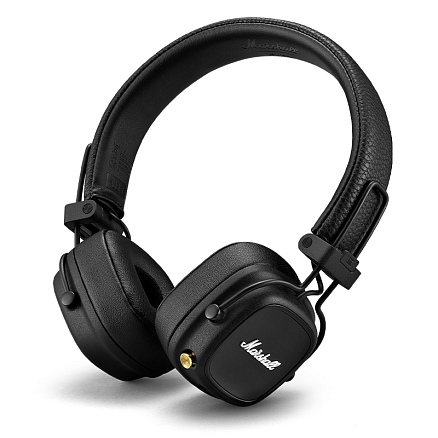 Наушники беспроводные Bluetooth Marshall Major IV накладные с микрофоном черные