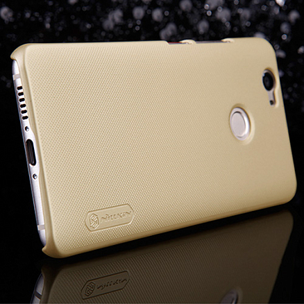 Чехол для Huawei Nova пластиковый тонкий Nillkin Super Frosted золотистый