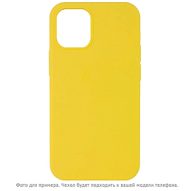 Чехол для iPhone 11 силиконовый Digitalpart Silicone Case желтый