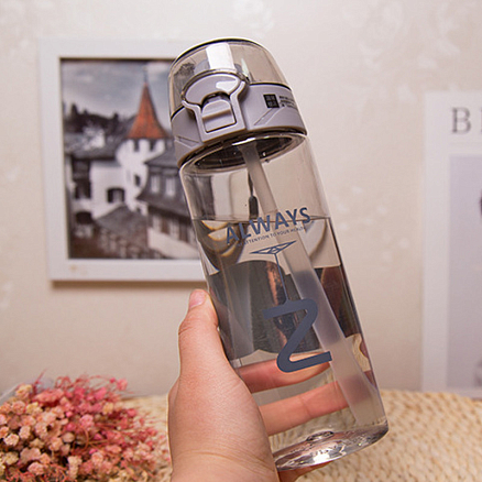 Бутылка для воды спортивная Trendy&Sports M 550 мл серая