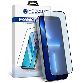 Защитное стекло для iPhone 14 Pro на весь экран противоударное Mocoll Rhinoceros 2.5D матовое 