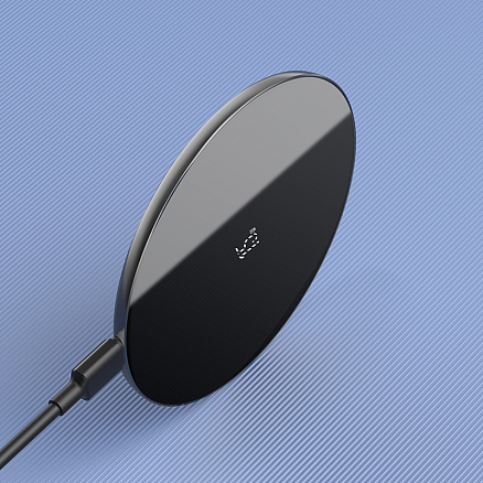 Беспроводная зарядка для телефона Baseus Simple 15W (быстрая зарядка) черная