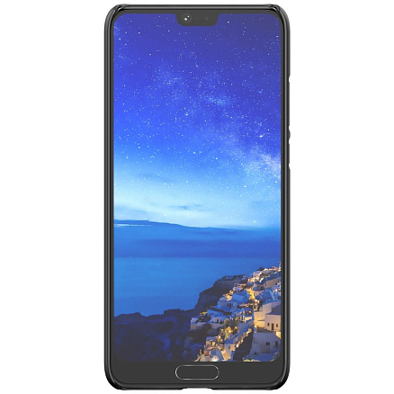 Чехол для Huawei P20 пластиковый тонкий Nillkin Super Frosted черный