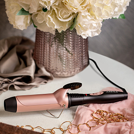 Плойка для волос Aresa AR-3334 черно-розовая