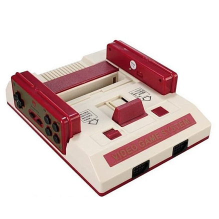 Игровая приставка Retro Genesis Wireless Plus 8Bit 300 игр с двумя беспроводными геймпадами красно-белая