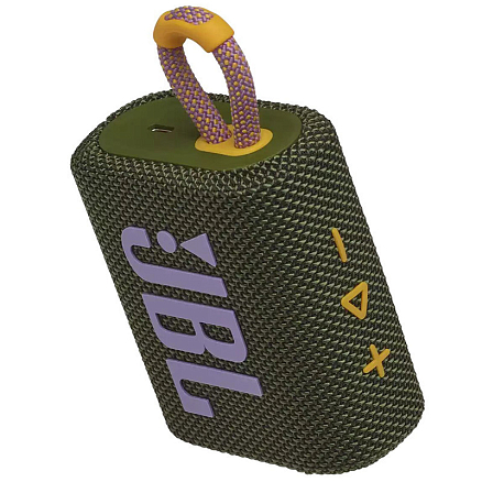 Портативная колонка JBL Go 3 с защитой от воды хаки