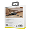 USB 2.0 HUB (разветвитель) на 4 порта Baseus Fully folded с питанием MicroUSB черный