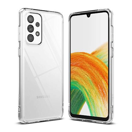 Чехол для Samsung Galaxy A33 5G гибридный Ringke Fusion прозрачный