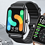 Умные часы Haylou RS4 Plus с силиконовым ремешком черные