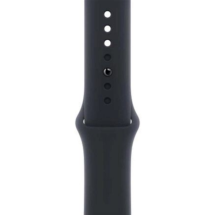 Умные часы Apple Watch SE 2 GPS 2024 44 мм с силиконовым ремешком S/M черные