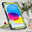 Чехол для планшета iPad 10.9 2022 гибридный Tech-Protect X-Armor сине-зеленый