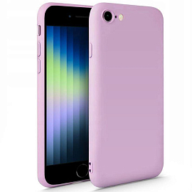 Чехол для iPhone 7, 8, SE 2020, SE 2022 силиконовый Tech-Protect Icon сиреневый