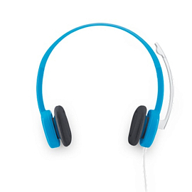 Наушники Logitech H150 накладные с микрофоном для компьютера синие
