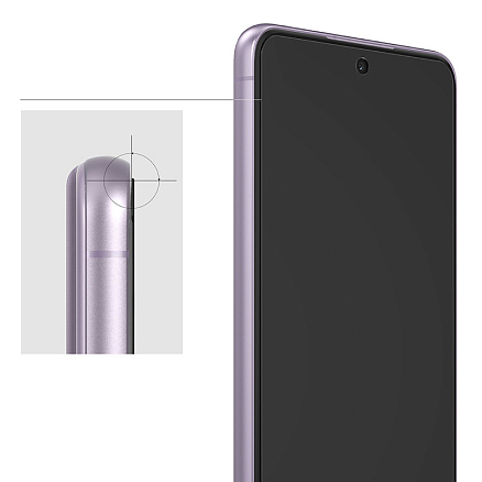 Защитное стекло для Samsung Galaxy S21 FE на экран противоударное Ringke ID прозрачное 2 шт.