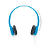 Наушники Logitech H150 накладные с микрофоном для компьютера синие