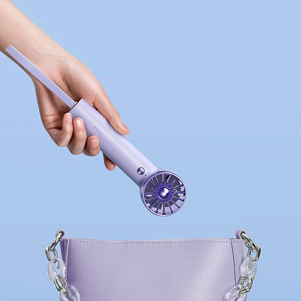 Вентилятор портативный ручной Baseus Flyer Turbine 4000 мАч фиолетовый