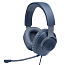 Наушники JBL Quantum 100 полноразмерные с микрофоном игровые синие