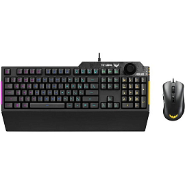Набор клавиатура и мышь Asus TUF Gaming Combo игровой черный