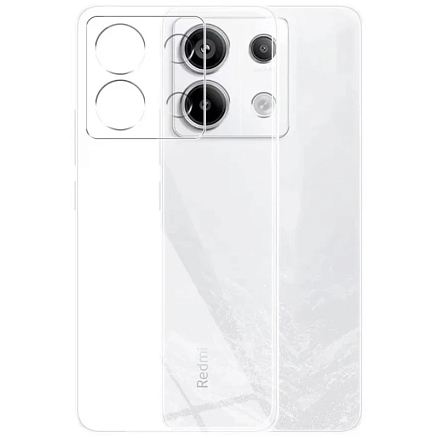 Чехол для Xiaomi Redmi Note 13 Pro+ силиконовый Clear Case прозрачный